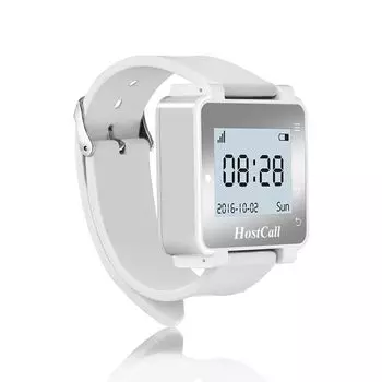 Радиопейджер HostCall MP-801.H2 наручный для совместной работы с радиопередатчиком MP-811.S1 в системе вызова персонала