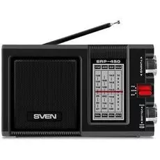 Радиоприемник Sven SRP-450 SV-017149 черная, 3Вт, FM/AM/SW