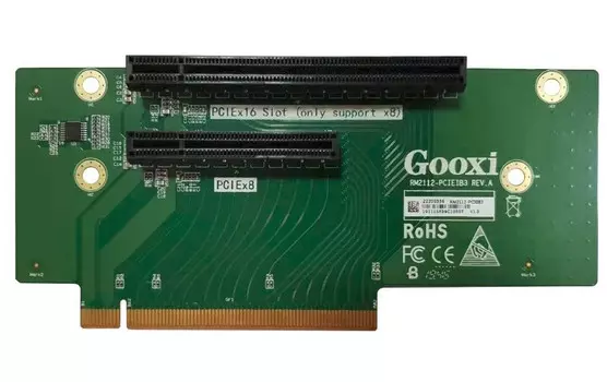 Райзер Gooxi SL2108-748-PCIE3-M 4.00.312.0125 PCIe 3.0 x16 to 2*PCIe 3.0 x8
