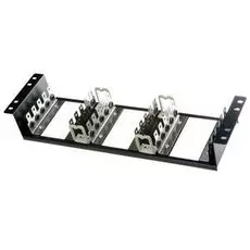 Рама Cabeus FM-15-3U 19" для крепления 15-и плинтов типа Krone, 3U