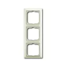 Рамка ABB 1725-0-1513 BASIC 55 3-ая, IP20 шале (белый)