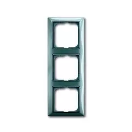 Рамка ABB 1725-0-1523 BASIC 55 3-ая, IP20 бистро (голубой)