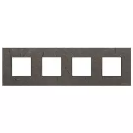 Рамка ABB 2CLA227400N2201 4-я 2+2+2+2 мод сланец