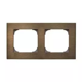 Рамка ABB 2CLA857200A1201 2-ая, античная латунь