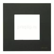 Рамка ABB N2271 AN 1-постовая, 2-модульная, IP20 (антрацит)