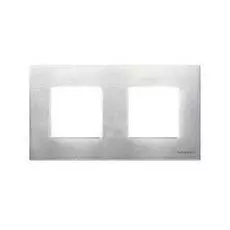 Рамка ABB N2272 OX 2CLA227200N4001 2-постовая, 2+2 модуля, IP20 (сталь)