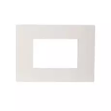 Рамка ABB N2473 BL итальянский стандарт на 3 модуля (белая)