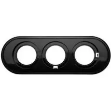 Рамка Bironi BF1-630-23 пластик, черный, 3-я