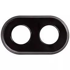 Рамка Bironi BF2-620-03 черная, 2-ая, керамика