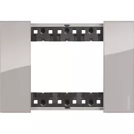 Рамка BTicino KA4803DM LIVING NOW 3 модуля. Цвет "Аура"