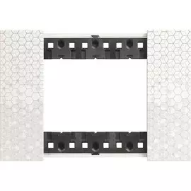 Рамка BTicino KA4803MW LIVING NOW 3 модуля. Цвет "Пиксель"