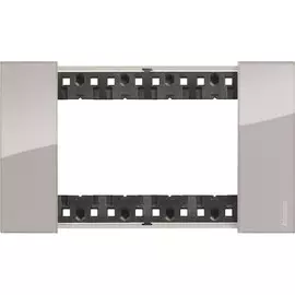 Рамка BTicino KA4804DM LIVING NOW 4 модуля. Цвет "Аура"