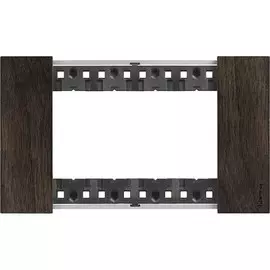 Рамка BTicino KA4804LG LIVING NOW 4 модуля. Цвет "Орех"