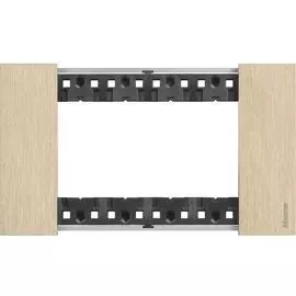 Рамка BTicino KA4804ZW LIVING NOW 4 модуля. Цвет "Золото"