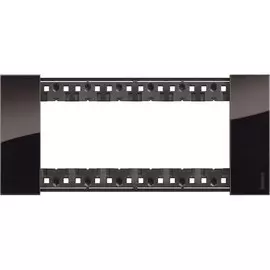 Рамка BTicino KA4806DG LIVING NOW 6 модулей. Цвет "Ночь"