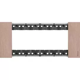 Рамка BTicino KA4806ZM LIVING NOW 6 модулей. Цвет "Медь"