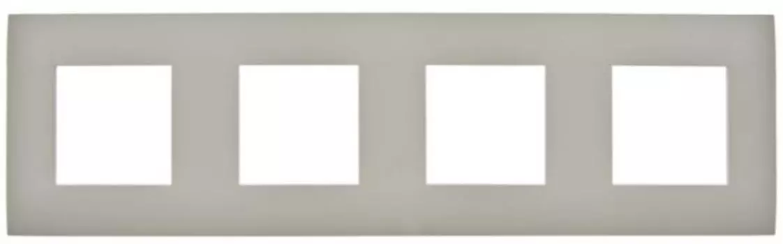 Рамка четверная IEK SK-M42-K10 SKANDY SK-F04B Бежевый