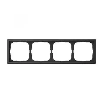 Рамка четверная Systeme Electric GAL001404 ArtGallery универсальная, Базальт