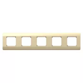 Рамка CHINT 431440 5-м NЕW3-E универс. шампань