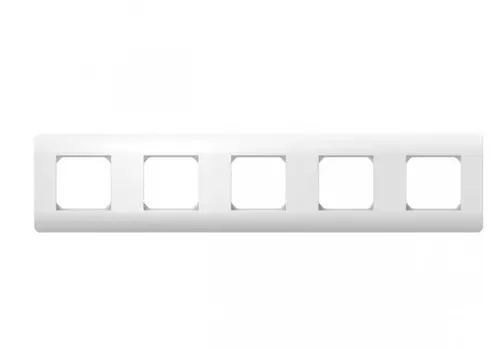 Рамка CHINT 431549 5-м NЕW3-E универс. бел.