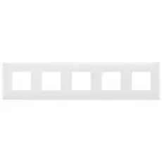 Рамка DKC 4400900 для встраиваемых в стену ЭУИ серии Avanti, "Белое облако", 5 постов (10 модулей), "Avanti"