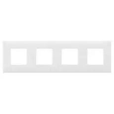 Рамка DKC 4400908 для встраиваемых в стену ЭУИ серии Avanti, "Белое облако", 4 поста (8 модулей), "Avanti"