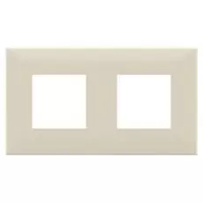 Рамка DKC 4405904 для встраиваемых в стену ЭУИ серии Avanti, "Ванильная дымка", 2 поста (4 модуля), "Avanti"