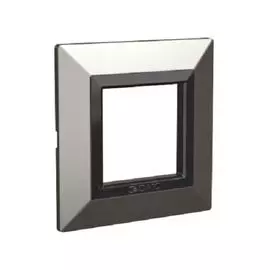 Рамка из металла DKC 4409852 для встраиваемых в стену ЭУИ серии Avanti, никелированная, 2 модуля, "Avanti"