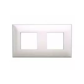 Рамка DKC 4420904 Белый жемчуг, 2 поста (4 мод.), "Avanti"