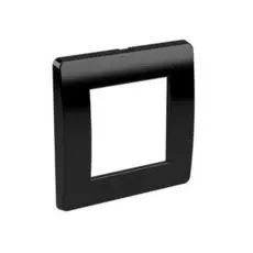 Рамка DKC 75010B на 2 модуля (одноместная), черная, "Brava"