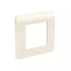 Рамка DKC 75010O на 2 модуля (одноместная), слоновая кость, RAL9001, "Brava"