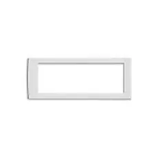 Рамка DKC F00015G для ЭУИ серий Viva, Bravo, 45x45, на 6 модулей, серый металлик, "In-liner Aero/Front", башенки BUS