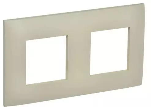 Рамка двойная IEK SK-M22-K10 SKANDY SK-F02B Бежевый