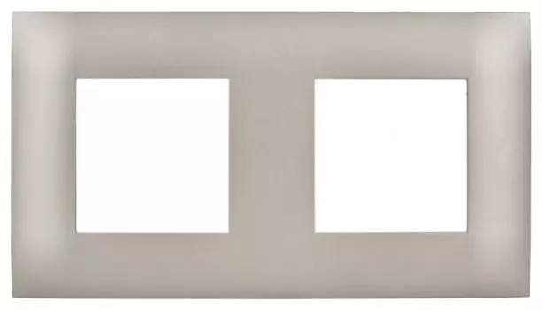 Рамка двойная IEK SK-M22-K37 SKANDY SK-F02Sh Шампань