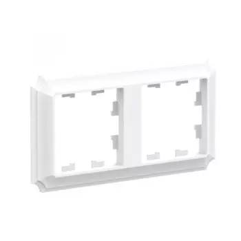 Рамка двойная Systeme Electric ATN101302 AtlasDesign ANTIQUE универсальная, Лотос