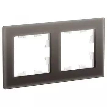 Рамка двойная Systeme Electric ATN320602 AtlasDesign NATURE Органическое стекло мокко