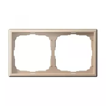 Рамка двойная Systeme Electric GAL001202 ArtGallery универсальная, Песочный