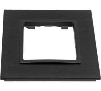 Рамка ЭРА Б0034543 14-5201-05 Elegance черный/антрацит металл 1-ая