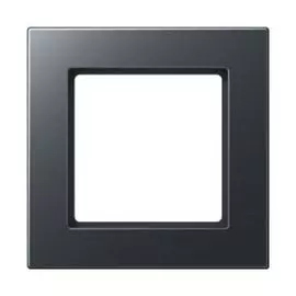 Рамка Jung A5581BFANM 1-ая для вертикальной и горизонтальной установки A550 матовый антрацит