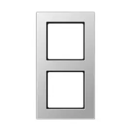 Рамка Jung A5582BFAL 2-ая для вертикальной и горизонтальной установки A550 алюминий