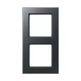 Рамка Jung A5582BFANM 2-ая для вертикальной и горизонтальной установки A550 Матовый антрацит
