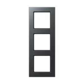 Рамка Jung A5583BFANM 3-ая для вертикальной и горизонтальной установки A550 матовый антрацит