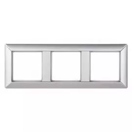 Рамка Jung EP483AL 3-ая EcoProfi алюминий