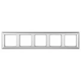 Рамка Jung EP485AL 5-ая EcoProfi алюминий