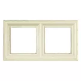 Рамка Jung EPD482 2-ая EcoProfi DECO Слоновая кость