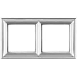 Рамка Jung EPD482AL 2-ая EcoProfi DECO Алюминий