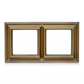 Рамка Jung EPD482AT 2-ая EcoProfi DECO Антик