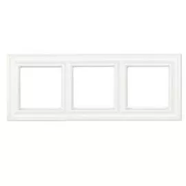 Рамка Jung EPD483WW 3-ая EcoProfi DECO белая