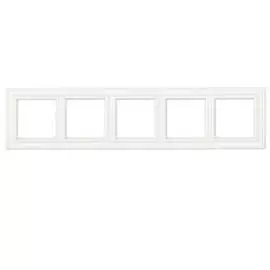 Рамка Jung EPD485WW 5-ая EcoProfi DECO Белая