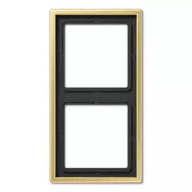 Рамка Jung ME2982C 2-ая LS 990 Латунь Classic